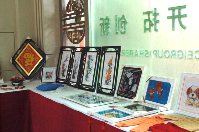 万搏（中国）万搏集团展厅一角
