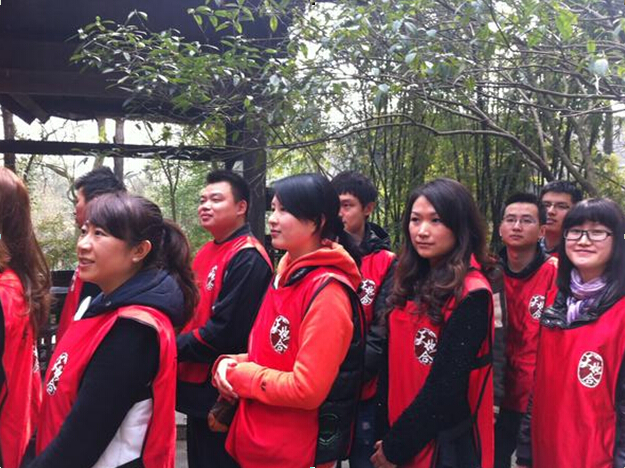 万搏（中国）万搏集团拓展活动前集合