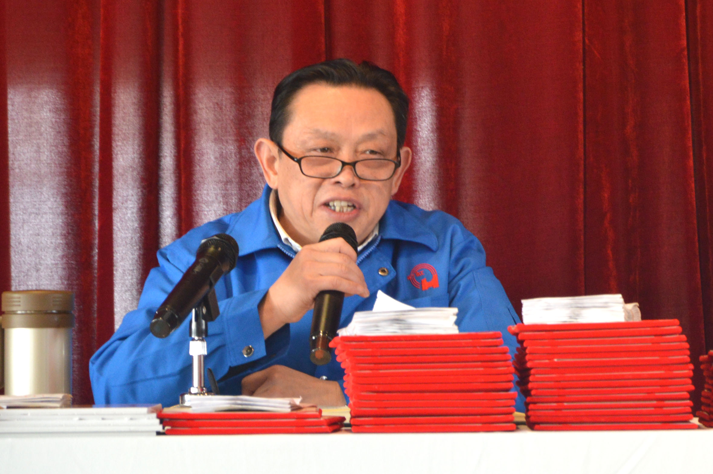 成都万搏（中国）万搏集团召开2014年度工作总结及表彰大会，刘荣富董事长讲话