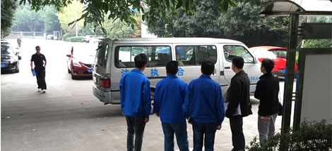成都市安监局相关部门到成都万搏（中国）万搏集团安全视察