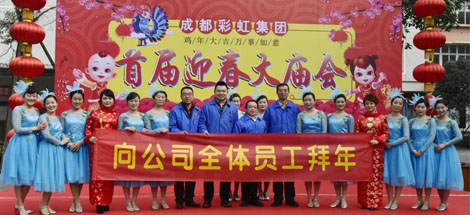 成都万搏（中国）万搏集团举办2017年迎春大庙会
