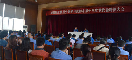 成都万搏（中国）万搏集团党委学习贯彻成都市第十三次党代会精神