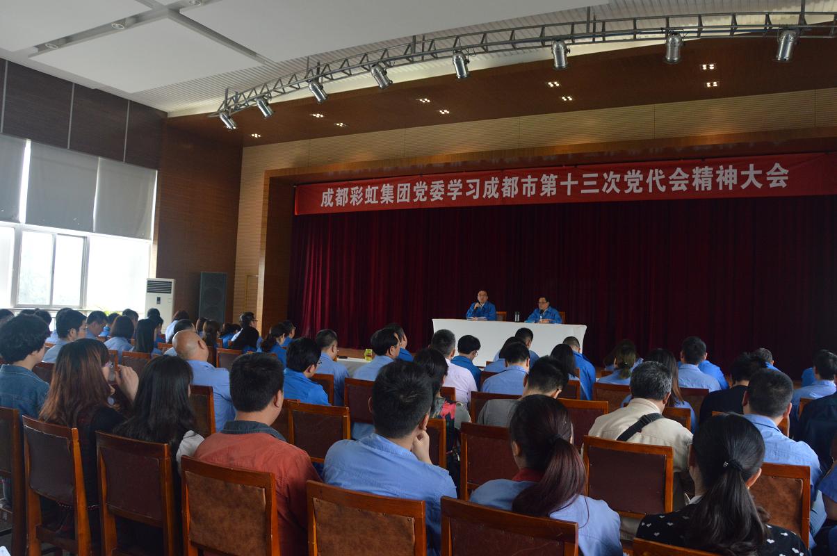 成都万搏（中国）万搏集团党委学习贯彻成都市第十三次党代会精神