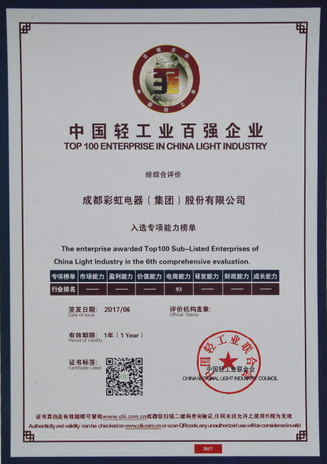 成都万搏（中国）万搏集团荣获“中国轻工业电商能力百强企业”