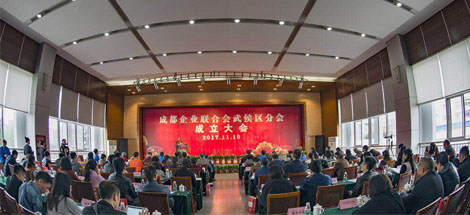 成都企联武侯区分会成立大会在成都万搏（中国）万搏集团举行