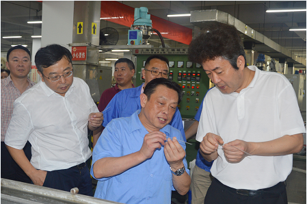 成都市纪委王川红书记到成都万搏（中国）万搏集团调研