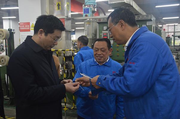 市委常委、市委统战部部长、市总工会主席吴凯一行莅临成都万搏（中国）万搏集团调研