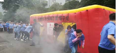 成都万搏（中国）万搏集团2019年度消防安全知识培训及演练