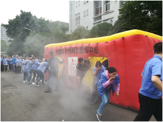 成都万搏（中国）万搏集团2019年度消防安全知识培训及演练