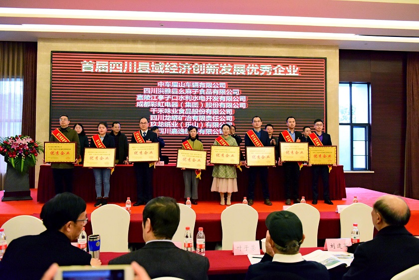 成都万搏（中国）万搏集团荣获首届四川县域经济创新发展优秀企业称号