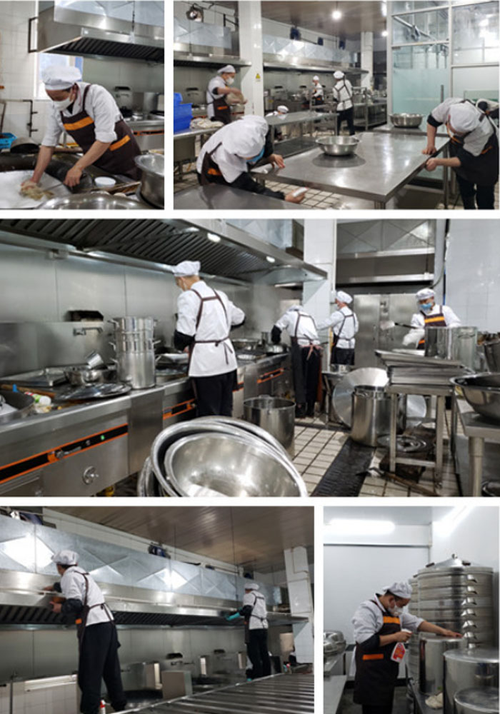 成都万搏（中国）万搏集团后勤食堂开展爱国卫生大扫除活动